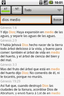 Santa Biblia (Holy Bible) android App screenshot 3